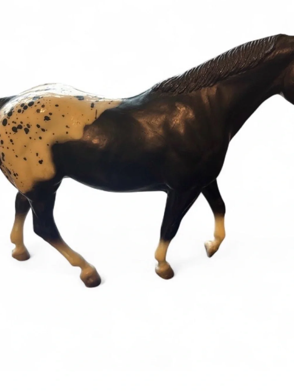 Vintage 1982 Breyer Stock Mate Appaloosa and Rough cut Foal